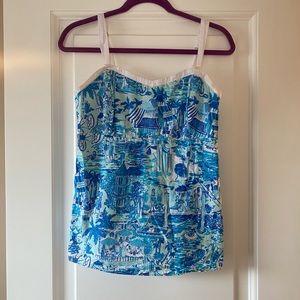 💙Lilly Pulitzer blue tank top💙
